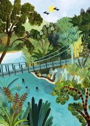 Puzzle Pieces & Peace Modré Pololy Noua Zeelandă 500 de piese