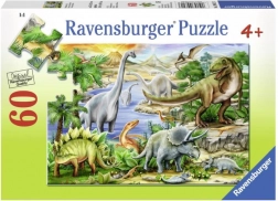Ravensburger puzzle Viața preistorică 60 piese
