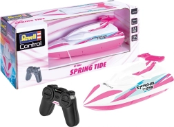 Barca RC de curse Spring Tide - roz