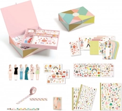 Set de hârtie creativă Djeco cu Tina