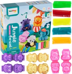 Set de plastilină junglă – animăluțe