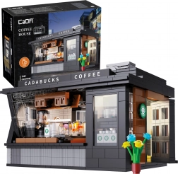 Cărămizi CaDA cafenea modernă Cadabucks Coffee House, 768 piese, iluminare LED