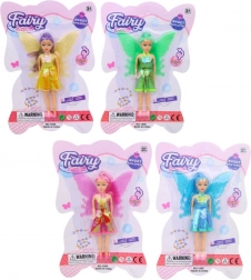 Păpușa Zână 15,5 cm în 4 culori