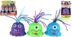 Monstrulet din plastic cu ventuză 7 cm cu lumină și sunet