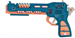 Puzzle 3D din lemn - lup cu elastice de lansare