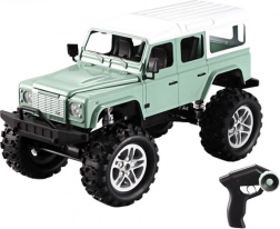 Mașină teleghidată 1:14 verde Land Rover Defender de la Double Eagle