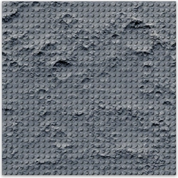 Placă de construcție de design Peisaj lunar 25,5 x 25,5 cm