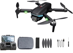 Dron pliabil cu detectare a obstacolelor și cameră wi‑fi 720p, control rc