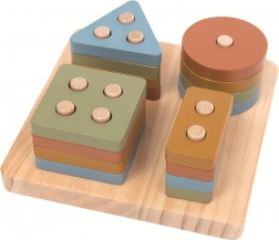 2kids forme colorate din lemn de înșurubat