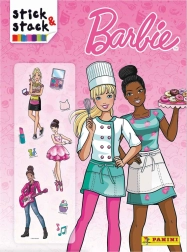 Set creativ autocolante și carte de colorat BARBIE
