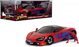 Jada Toys model McLaren 720S Spider-Man 1:24 die-cast cu figurină