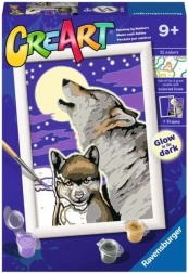 CreArt Lupi Mistici – pictură după numere