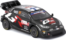 Bburago 1:43 Toyota GR Yaris Rally1 Hybrid – model de colecție în cutie cadou