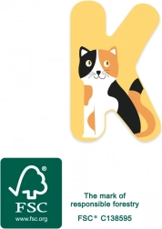 Small foot literă din lemn K