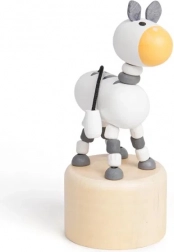 Animal de joacă din lemn, zebra safari de la Bigjigs Toys