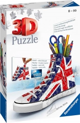 Ravensburger puzzle 3D adidaș cu steagul britanic, 112 piese