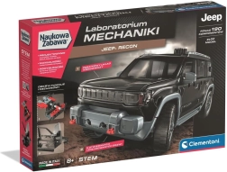 Laborator de mecanică – set de construcție Jeep Recon de la Clementoni