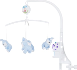 carusel muzical suspendat Iepurași albaștri CHIPOLINO