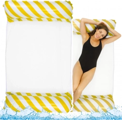 Plasă de leagăn gonflabilă alb-galbenă 120x70cm