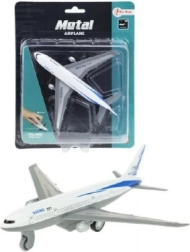 Avion metalic cu mecanism de întoarcere 14 cm