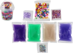 Slime cu accesorii în recipient de plastic, modele asortate - 1 bucată