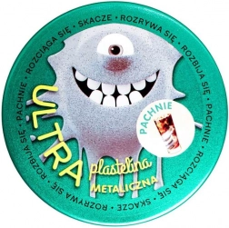 Ultraplastilină cu miros de cola – argintiu metalizat 128 g