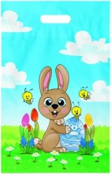 Pungă de plastic de Paște cu toartă