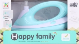 Fier de călcat din plastic pentru copii, pe baterii, cu pulverizator de apă