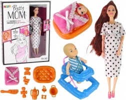 Păpușă cu Păr Lung și Accesorii pentru Copii