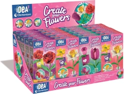 Clementoni mini fabrică de flori – set creativ pentru realizarea florilor din hârtie