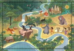 Puzzle Clementoni Story Maps: Cartea junglei (1000 piese)