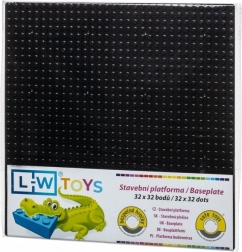 L-W Toys placă de bază 32×32 neagră