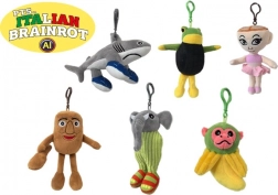 Breloc din pluș Brainrot 10 cm
