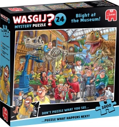 Puzzle JUMBO WASGIJ Mystery 24: Mucegai la muzeu 1000 piese