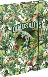 Baagl mapă pentru caiete școlare A4 Jumbo dinozaur