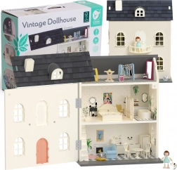 CASA VINTAGE DIN LEMN PENTRU PĂPUȘI CLASICĂ LUMEA