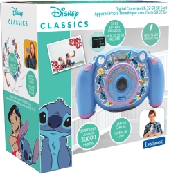 Cameră HD și aparat foto pentru copii Lexibook Stitch cu card SD