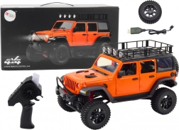 Vehicul off-road RC controlat de la distanță 2.4G 4x4 portocaliu