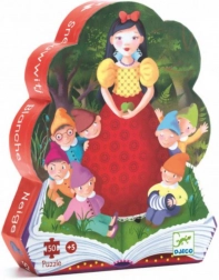 Puzzle panoramic Albă-ca-Zăpada 50 piese Djeco