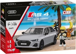 Set de construcție COBI Audi RS4 Cycling Madness la scara 1:35