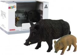 Set de Două Figurine Mistret și Pui - Animale de Pădure