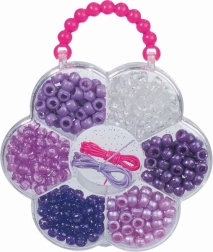Set de mărgele din plastic pentru realizarea bijuteriilor – Set
