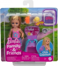 Păpușa Barbie Chelsea cu rucsac și pisicuță