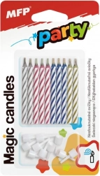 lumânări magice pentru tort 6 cm, 10 buc
