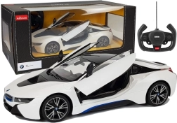 Mașină RC BMW i8 Rastar 1:14 albă