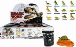 Slime cu dinozauri 80 g în pahar, mix de tipuri
