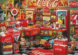 Puzzle SCHMIDT Coca-Cola – magazin nostalgic, 1000 piese