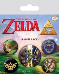 Set de insigne The Legend of Zelda (5 buc.)