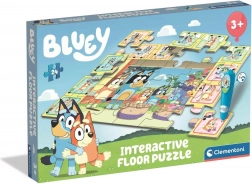 Puzzle de podea cu pix interactiv BLUEY, 24 piese
