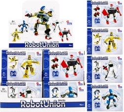 Set de construit robot 3‑în‑1 – 4 variante